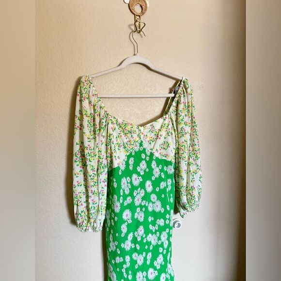 RIXO x TARGET Daisy‎ Long Sleeve Swing Dress (limited edition) Sz 8 Green - Picture 4 of 8
